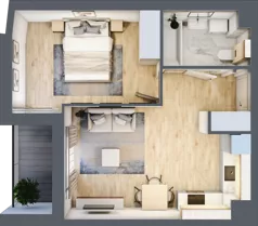 2 pokoje, mieszkanie 41,74 m², piętro 2, oferta nr 2.3.9., Dywizjonu 303, Pruszcz Gdański, ul. Dywizjonu 303