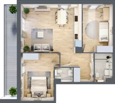 3 pokoje, mieszkanie 68,92 m², piętro 4, oferta nr 2.5.7., Dywizjonu 303, Pruszcz Gdański, ul. Dywizjonu 303