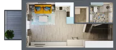 1 pokój, mieszkanie 29,90 m², piętro 2, oferta nr F.A.31, Pruszcz Park - bud. F , Pruszcz Gdański, ul. Arctowskiego 