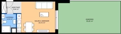 1 pokój, mieszkanie 28,33 m², parter, oferta nr E.A.1.5, Silva Straszyn - bud E,F, Straszyn, ul. Boczna/Starogardzka