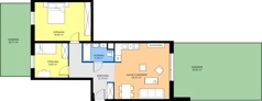 3 pokoje, mieszkanie 72,34 m², parter, oferta nr E.B.1.1, Silva Straszyn - bud E,F, Straszyn, ul. Boczna/Starogardzka
