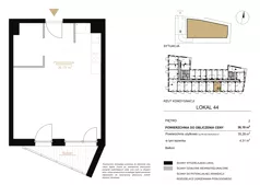 1 pokój, lokal inwestycyjny 36,19 m², piętro 2, oferta nr A.44, Cystersów 19, Kraków, Grzegórzki, ul. Cystersów 19