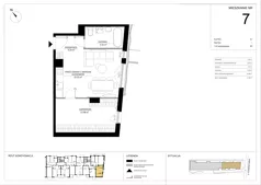 1 pokój, mieszkanie 40,88 m², piętro 1, oferta nr A.7, Imperial SILO, Kraków, Dębniki, Ruczaj, ul. Kobierzyńska