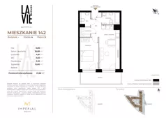 2 pokoje, mieszkanie 47,60 m², piętro 5, oferta nr 1.142, La Vie House, Kraków, Podgórze, ul. Łagiewnicka