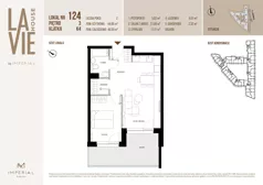 2 pokoje, mieszkanie 45,53 m², piętro 3, oferta nr 1.124, La Vie House, Kraków, Podgórze, ul. Łagiewnicka