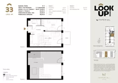 2 pokoje, mieszkanie 39,49 m², piętro 3, oferta nr b.33, LOOK UP House, Kraków, Prądnik Biały, ul. Pękowicka