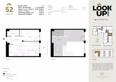2 pokoje, mieszkanie 39,49 m², piętro 3, oferta nr a.52, LOOK UP House, Kraków, Prądnik Biały, ul. Pękowicka