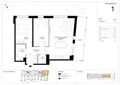 3 pokoje, mieszkanie 64,05 m², parter, oferta nr A.1, Imperial SILO, Kraków, Dębniki, Ruczaj, ul. Kobierzyńska