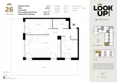 3 pokoje, mieszkanie 53,37 m², parter, oferta nr a.26, LOOK UP House, Kraków, Prądnik Biały, ul. Pękowicka