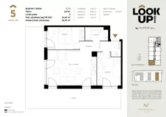 3 pokoje, mieszkanie 54,64 m², piętro 1, oferta nr c.15, LOOK UP House, Kraków, Prądnik Biały, ul. Pękowicka
