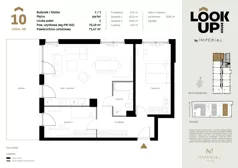 3 pokoje, mieszkanie 70,19 m², parter, oferta nr c.10, LOOK UP House, Kraków, Prądnik Biały, ul. Pękowicka