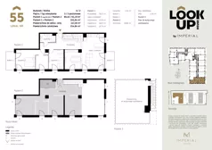 3 pokoje, mieszkanie 90,45 m², piętro 3, oferta nr a.55, LOOK UP House, Kraków, Prądnik Biały, ul. Pękowicka