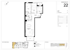 4 pokoje, mieszkanie 85,46 m², piętro 1, oferta nr A.22, Imperial SILO, Kraków, Dębniki, Ruczaj, ul. Kobierzyńska
