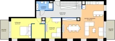 3 pokoje, mieszkanie 90,45 m², piętro 3, oferta nr a.55, LOOK UP House, Kraków, Prądnik Biały, ul. Pękowicka