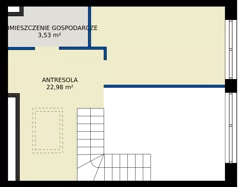 2 pokoje, mieszkanie 40,60 m², piętro 3, oferta nr a.53, LOOK UP House, Kraków, Prądnik Biały, ul. Pękowicka