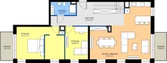 3 pokoje, mieszkanie 94,78 m², piętro 3, oferta nr c.36, LOOK UP House, Kraków, Prądnik Biały, ul. Pękowicka