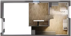 4 pokoje, mieszkanie 89,44 m², piętro 1, oferta nr 10.2, Cascada House, Rząska, ul. Piaski / Łąkowa