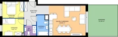 3 pokoje, mieszkanie 61,39 m², parter, oferta nr 1.16, Imperial QUADRA, Kraków, Prądnik Biały, ul. Rybałtowska