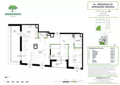 3 pokoje, mieszkanie 80,49 m², piętro 3, oferta nr Nr 20, Greenwood Park , Warszawa, Wesoła, Stara Miłosna, ul. Jeździecka 30