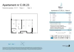 3 pokoje, apartament 76,22 m², piętro 6, oferta nr C.06.23, Wave Świnoujście Thermal & Spa, Świnoujście, Dzielnica Nadmorska, ul. Bolesława Chrobrego 35