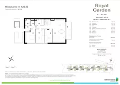 Dom 138,06 m², oferta nr A22.02, Royal Garden Wilanów, Warszawa, Wilanów, Błonia Wilanowskie, ul. Zdrowa 2