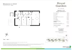 Dom 110,65 m², oferta nr A15.01, Royal Garden Wilanów, Warszawa, Wilanów, Błonia Wilanowskie, ul. Zdrowa 2