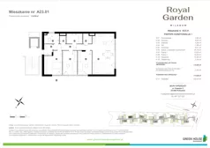 Dom 110,65 m², oferta nr A23.01, Royal Garden Wilanów, Warszawa, Wilanów, Błonia Wilanowskie, ul. Zdrowa 2