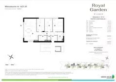 Dom 110,44 m², oferta nr A21.01, Royal Garden Wilanów, Warszawa, Wilanów, Błonia Wilanowskie, ul. Zdrowa 2