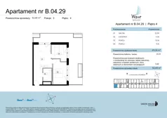 3 pokoje, apartament 52,68 m², piętro 4, oferta nr B.04.29, Wave Świnoujście Thermal & Spa, Świnoujście, Dzielnica Nadmorska, ul. Bolesława Chrobrego 35