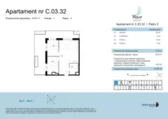 3 pokoje, apartament 63,58 m², piętro 3, oferta nr C.03.32, Wave Świnoujście Thermal & Spa, Świnoujście, Dzielnica Nadmorska, ul. Bolesława Chrobrego 35