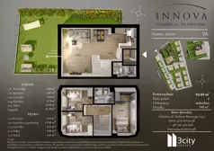 4 pokoje, mieszkanie 92,05 m², parter, oferta nr A_3a, Innova, Gdańsk, Matarnia, ul. Telewizyjna
