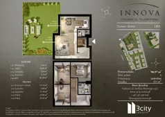 4 pokoje, mieszkanie 90,97 m², parter, oferta nr A_18a, Innova, Gdańsk, Matarnia, ul. Telewizyjna
