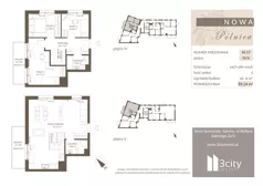 5 pokoi, mieszkanie 89,24 m², piętro 4, oferta nr M.17, Nowa Pólnica, Gdańsk, Jasień, ul. Pólnicy