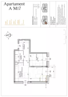 2 pokoje, mieszkanie 44,79 m², piętro 2, oferta nr AM17, Osiedle Rodzinne 3, Busko-Zdrój, ul. Młyńska