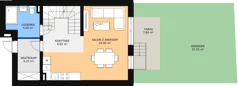 4 pokoje, mieszkanie 89,95 m², parter, oferta nr 1A/3, Budziwojska 3, Rzeszów, Budziwój, ul. Budziwojska 3