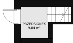 3 pokoje, mieszkanie 62,52 m², piętro 1, oferta nr 1D/1b, Budziwojska 3, Rzeszów, Budziwój, ul. Budziwojska 3