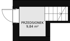 3 pokoje, mieszkanie 62,52 m², piętro 1, oferta nr 1D/4b, Budziwojska 3, Rzeszów, Budziwój, ul. Budziwojska 3