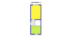 2 pokoje, mieszkanie 44,87 m², parter, oferta nr C1, Grzybowa 4, Oborniki Śląskie, ul. Grzybowa 4