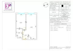 2 pokoje, mieszkanie 44,05 m², piętro 2, oferta nr i21, Osiedle Pogodne, NOWY ETAP bud. I, J, Nowy Dwór Mazowiecki, Nowodworzanka, ul. Pogodna / Leśna / Dębowa