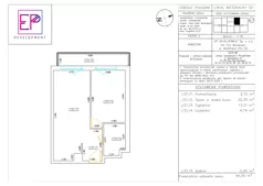 2 pokoje, mieszkanie 44,05 m², piętro 2, oferta nr i21, Osiedle Pogodne, NOWY ETAP bud. I, J, Nowy Dwór Mazowiecki, Nowodworzanka, ul. Pogodna / Leśna / Dębowa