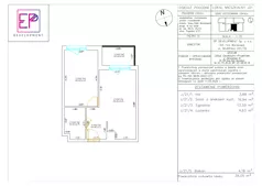 2 pokoje, mieszkanie 39,05 m², piętro 3, oferta nr J21, Osiedle Pogodne, NOWY ETAP bud. I, J, Nowy Dwór Mazowiecki, Nowodworzanka, ul. Pogodna / Leśna / Dębowa