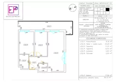 3 pokoje, mieszkanie 60,13 m², piętro 2, oferta nr i22, Osiedle Pogodne, NOWY ETAP bud. I, J, Nowy Dwór Mazowiecki, Nowodworzanka, ul. Pogodna / Leśna / Dębowa