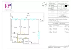 3 pokoje, mieszkanie 60,23 m², piętro 3, oferta nr i32, Osiedle Pogodne, NOWY ETAP bud. I, J, Nowy Dwór Mazowiecki, Nowodworzanka, ul. Pogodna / Leśna / Dębowa