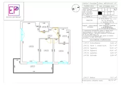3 pokoje, mieszkanie 55,70 m², piętro 4, oferta nr i47, Osiedle Pogodne, NOWY ETAP bud. I, J, Nowy Dwór Mazowiecki, Nowodworzanka, ul. Pogodna / Leśna / Dębowa