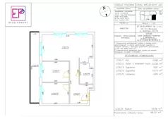 3 pokoje, mieszkanie 58,32 m², piętro 3, oferta nr J20, Osiedle Pogodne, NOWY ETAP bud. I, J, Nowy Dwór Mazowiecki, Nowodworzanka, ul. Pogodna / Leśna / Dębowa
