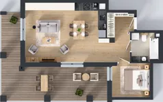 2 pokoje, mieszkanie 50,91 m², piętro 2, oferta nr WP-20, Warzelnicza Park, Warszawa, Białołęka, Brzeziny, ul. Warzelnicza