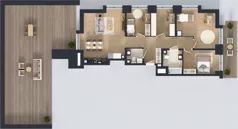 5 pokoi, mieszkanie 86,34 m², piętro 3, oferta nr WP-30, Warzelnicza Park, Warszawa, Białołęka, Brzeziny, ul. Warzelnicza