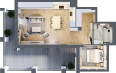 2 pokoje, mieszkanie 50,68 m², piętro 1, oferta nr WP-10, Warzelnicza Park, Warszawa, Białołęka, Brzeziny, ul. Warzelnicza