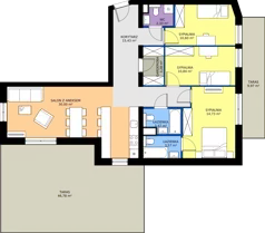 4 pokoje, mieszkanie 94,25 m², piętro 4, oferta nr M49, Wywrockiego 11 - mieszkania, Rzeszów, Staroniwa, ul. Wywrockiego 11