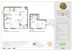 4 pokoje, mieszkanie 91,66 m², piętro 3, oferta nr WKJ-LM-11, Wola Księcia Janusza, Warszawa, Wola, Koło, ul. Księcia Janusza Warszawa 
